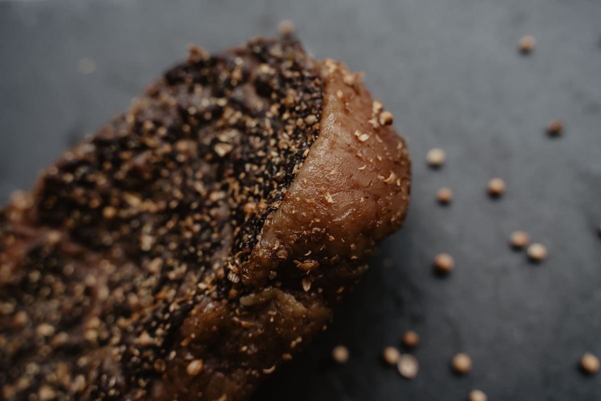 Biltong met vet hele stukken